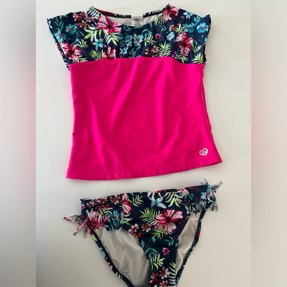 Floral Print Two-Peice Swimsuit